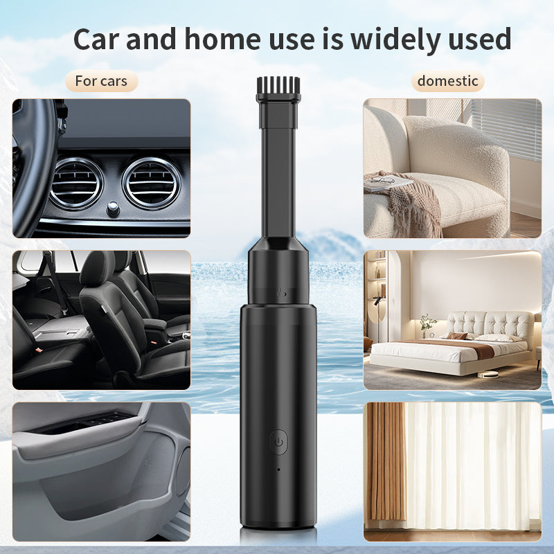 Handheld wireless vacuum cleaner, car-mounted fast and powerful vacuum and blower all-in-one machine, motorcycle household dual-use compact vacuum cleaner